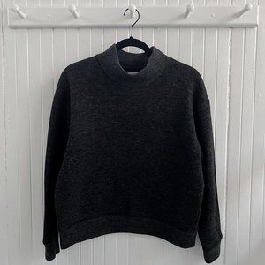 Vintage Abercrombie & Fitch Mock Neck Pullover Fleece Lined Sweater Size M
